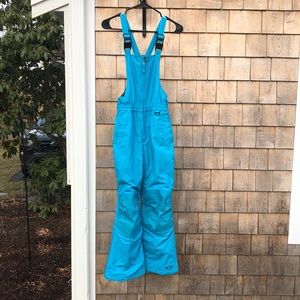 Girls Land End Size 10 Snow Bib/Pants